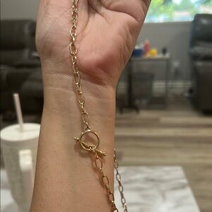 Express Gold Necklace Elegant Chain Design